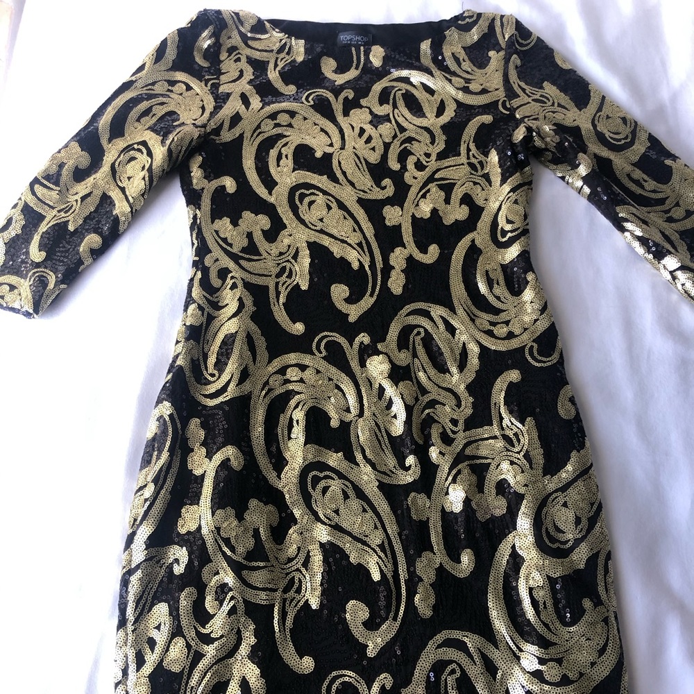 Topshop sequin dress